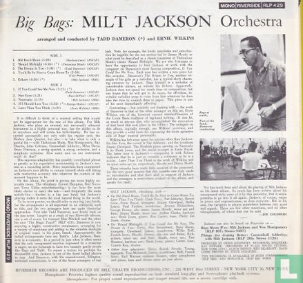 Big Bags: Milt Jackson Orchestra  - Afbeelding 2