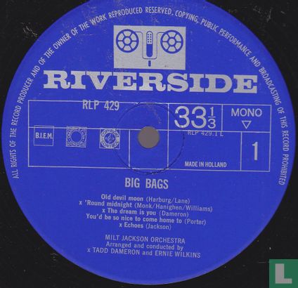 Big Bags: Milt Jackson Orchestra  - Afbeelding 3