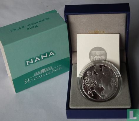 France 10 euro 2011 (PROOF) "Heroes of the French literature - Nana" - Image 3