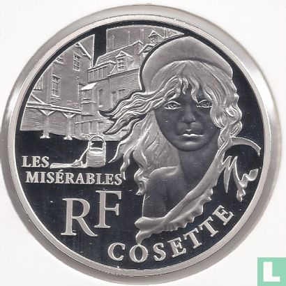 France 10 euro 2011 (BE) "Heroes of the French literature - Cosette" - Image 2
