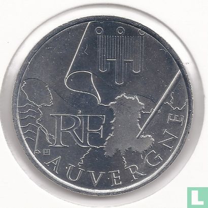 France 10 euro 2010 "Auvergne" - Image 2