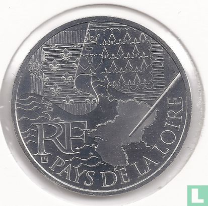 France 10 euro 2010 "Pays de la Loire" - Image 2