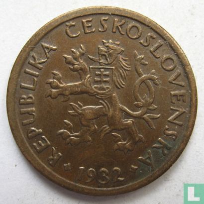 Tchécoslovaquie 10 haleru 1932 - Image 1