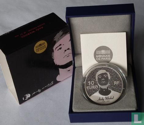 France 10 euro 2011 (PROOF) "25th anniversary of the death of Andy Warhol" - Image 3
