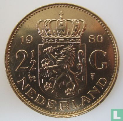 Nederland 2,50 gulden 1980 - Bild 1