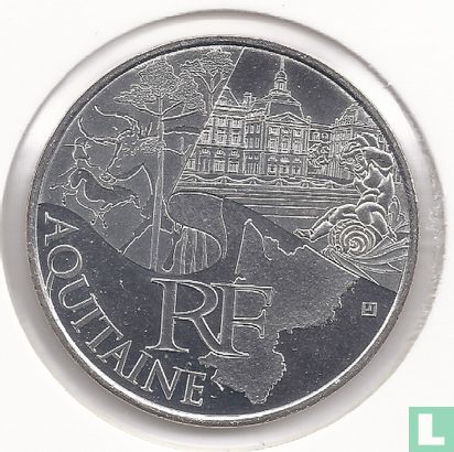 France 10 euro 2011 "Aquitaine" - Image 2