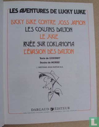 3.	Lucky Luke contre Joss Jamon - Les cousins Dalton –Le Juge – Ruée sur l’Oklahoma – L’évasion des Dalton - Afbeelding 2