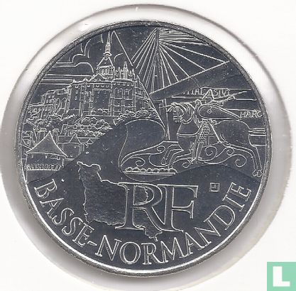 France 10 euro 2011 "Basse-Normandie" - Image 2