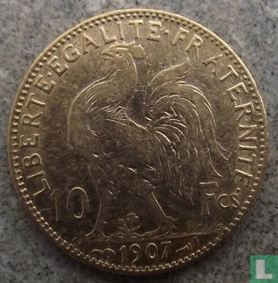 France 10 francs 1907 - Image 1