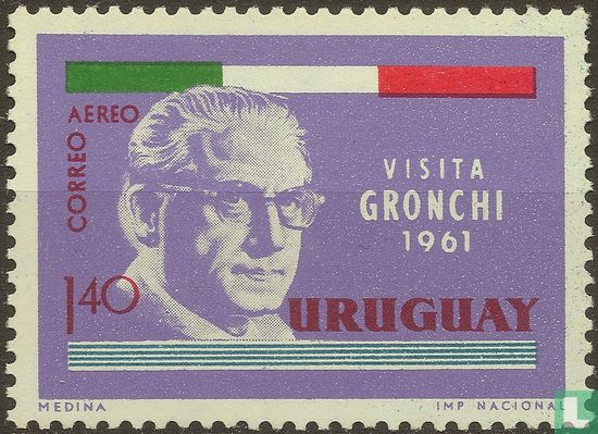 Bezoek Italiaanse president Gronchi - Afbeelding 1