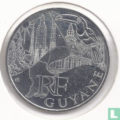 France 10 euro 2011 ''Guyane" - Image 2