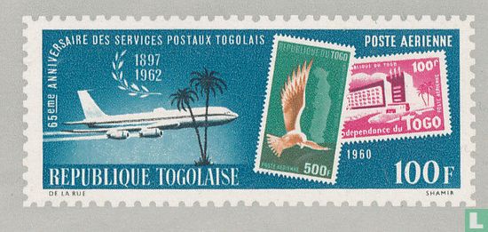 timbres de 65 ans        
