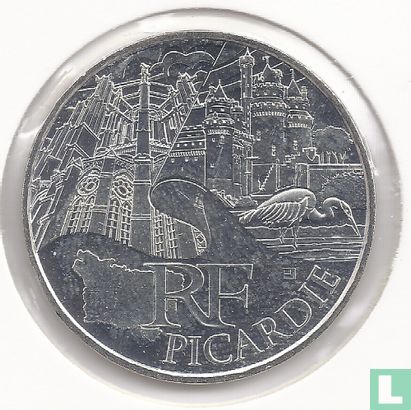 Frankrijk 10 euro 2011 ''Picardie" - Afbeelding 2
