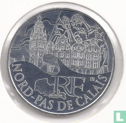 Frankrijk 10 euro 2011 "Nord-Pas de Calais" - Afbeelding 2