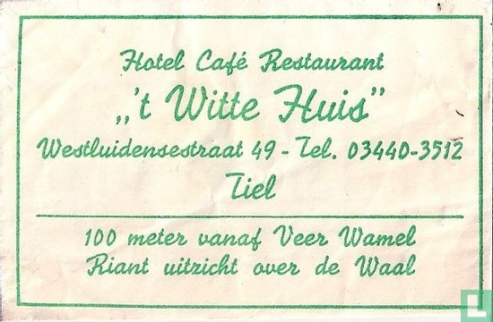 Hotel Café Restaurant " 't Witte Huis" - Image 1