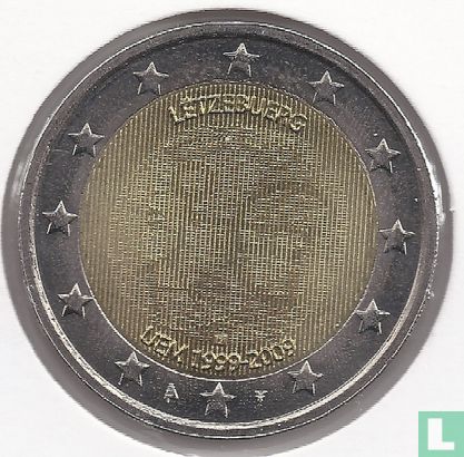 Luxemburg 2 euro 2009 "10th anniversary of the European Monetary Union" - Afbeelding 1
