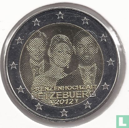 Luxembourg 2 euro 2012 "Royal Wedding of Prince Guillaume and Countess Stéphanie de Lannoy" - Image 1