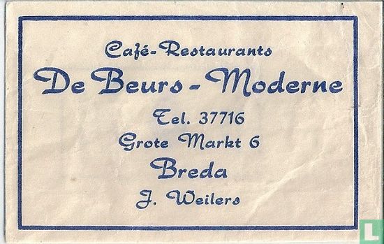 Café Restaurants De Beurs Moderne  - Afbeelding 1