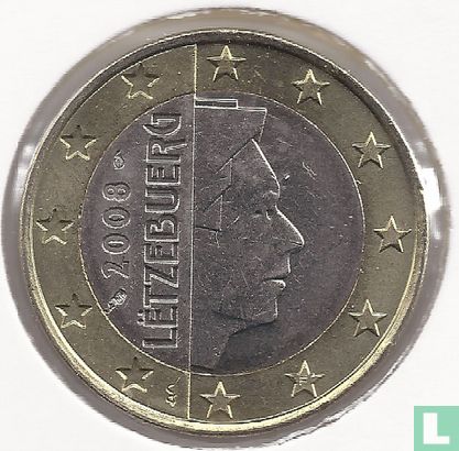 Luxemburg 1 euro 2008 - Afbeelding 1