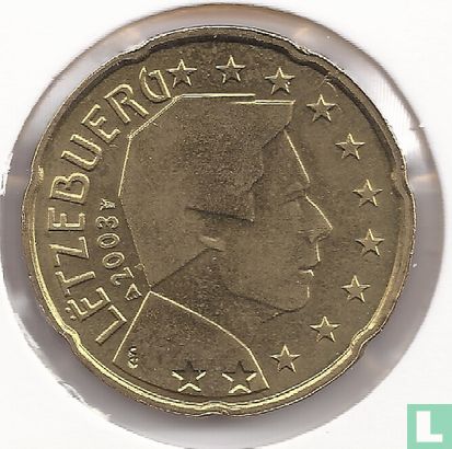 Luxemburg 20 cent 2003 - Afbeelding 1