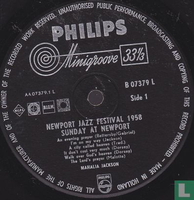 Sunday at Newport - Newport Jazz Festival 1958 - Afbeelding 3