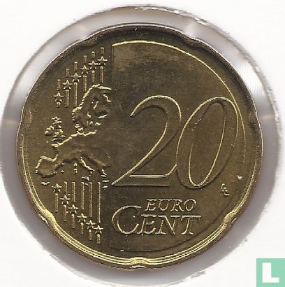 Luxembourg 20 cent 2008 - Image 2
