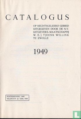 Catalogus op rechtsgeleerd gebied 1949 - Bild 1