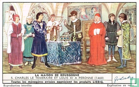 Charles le Téméraire et Louis XI à Péronne (1468)