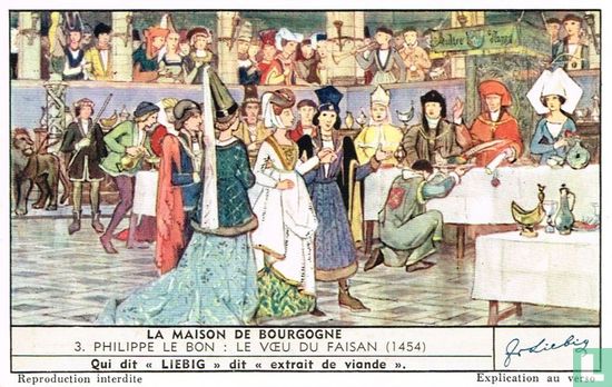 Philippe le Bon: le voeu du faisan (1454)