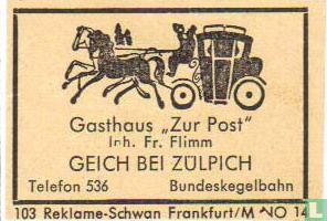 Zur Post - Gasthaus - Fr. Flimm