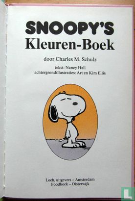 Snoopy's kleuren-boek - Afbeelding 3
