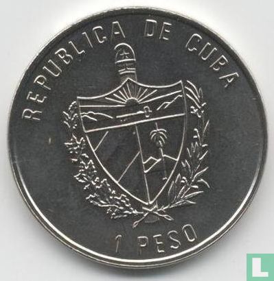 Cuba 1 peso 1997 "Caribbean flora - Bidens pilosa" - Image 2