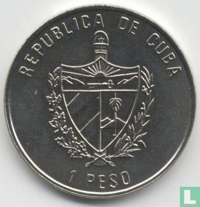 Cuba 1 peso 1996 "Indigo cowfish" - Image 2