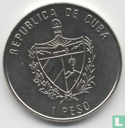 Cuba 1 peso 1997 "Caribbean flora - Turnera ulmifolia" - Image 2