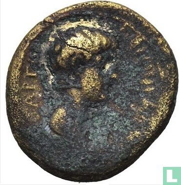  Nero-AE (17/19 mm.-3,14 Gr.) 54-68 N. CHR. schlug zu Thyatira, Lydia. - Bild 1