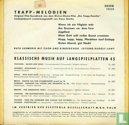 Trapp-Melodien - Afbeelding 2