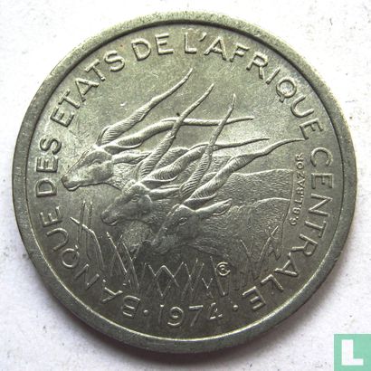 Centraal-Afrikaanse Staten 1 franc 1974 - Afbeelding 1