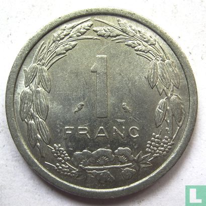 Central African States 1 franc 1974 - Image 2