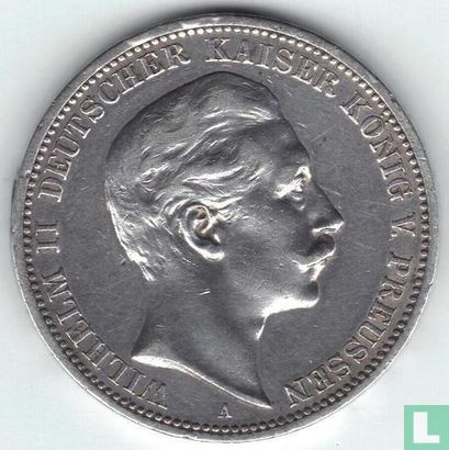 Prussia 3 mark 1908 - Image 2