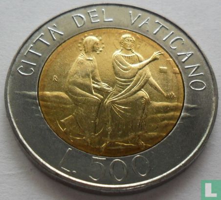 Vaticaan 500 lire 1986 - Afbeelding 2