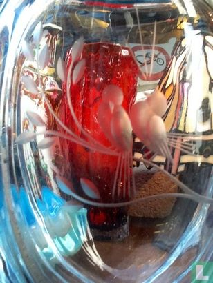 Vase gravé Orrefors - Image 2
