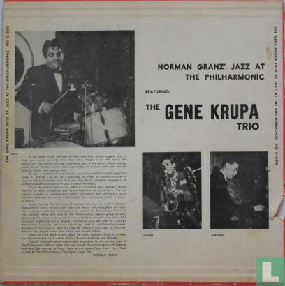 The Gene Krupa Trio at Jazz at the Philharmonic - Afbeelding 2