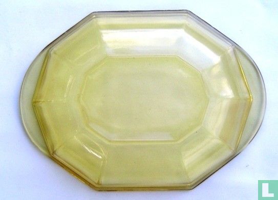 Glazen schaal geel - Image 2