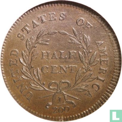 États-Unis ½ cent 1795 (type 2) - Image 2