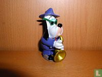 Droopy with saxophone