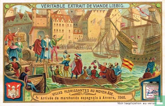 Arrivée de marchands espagnoles à Anvers, 1560