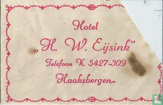 Hotel H.W. Eijsink  - Afbeelding 1