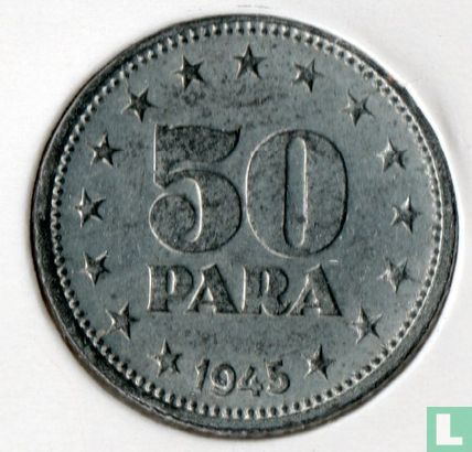 Jugoslawien 50 Para 1945 - Bild 1