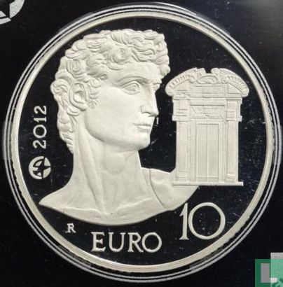 Italy 10 euro 2012 (PROOF) "Michelangelo Buonarroti" - Image 1