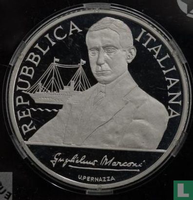 Italien 10 Euro 2009 (PP) "Centenary of the Nobel Prize in Physics obtained by Guglielmo Marconi" - Bild 2